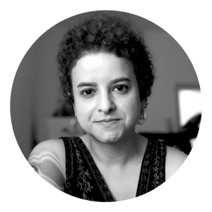 Jussa Martins Diretora de Conteúdo da Única em foto em preto e branco