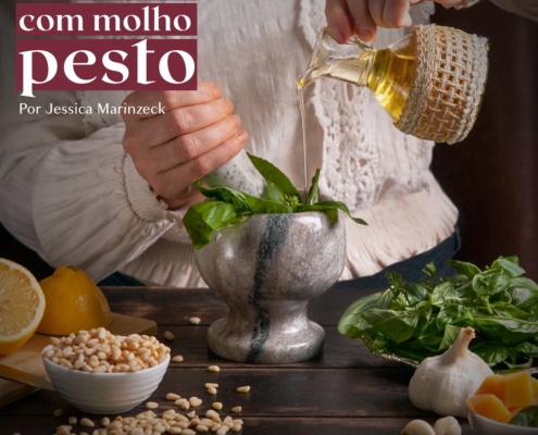 Harmonização de vinho e molho pesto