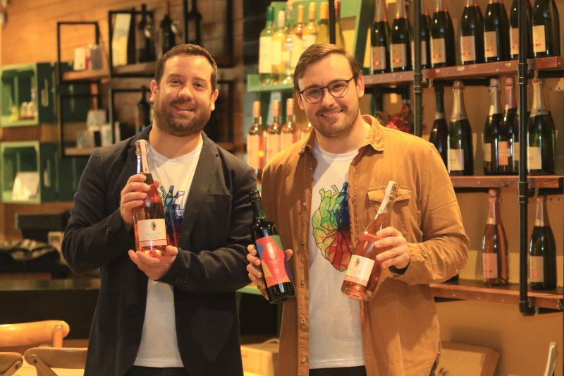 Renan Perovano e Raphael Giuriatto da Inclusive Wine